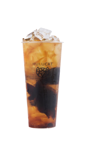 Oolong Ice Tea w/ Grass Jelly